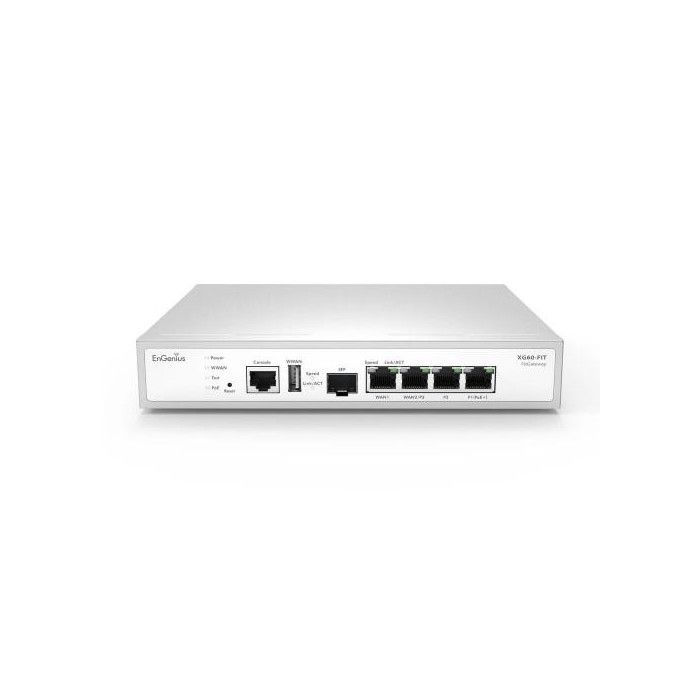 Gateway Firewall - ENGENIUS - 2 LAN 2 WAN - Firewall 3000 Mbit/s - VPN 900 Mbit/s - 4 porte Ethernet