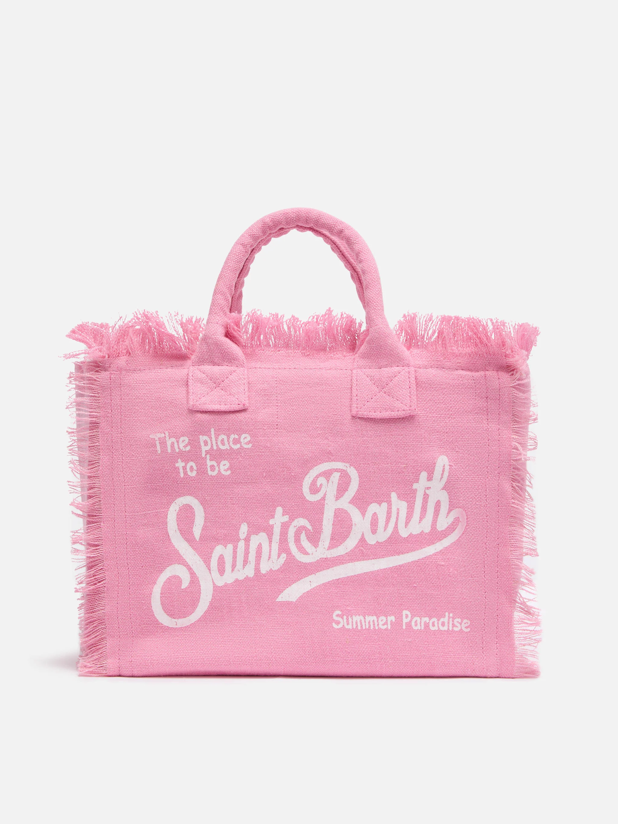 Borsa Colette in lino rosa