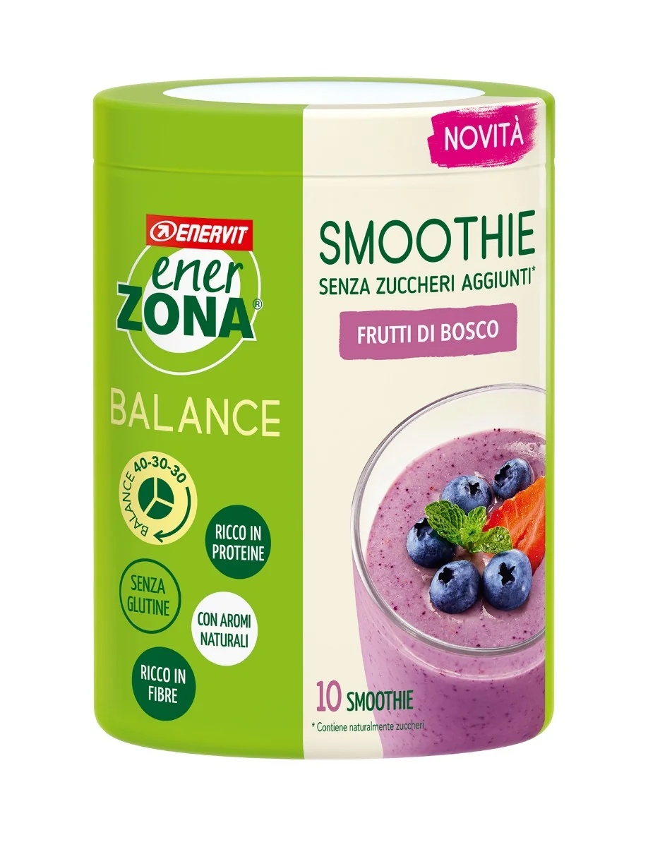 ENERVIT Enerzona Smoothie με Φρούτα του Δάσους 300g Ιδανικό ως σνακ ή πρωινό