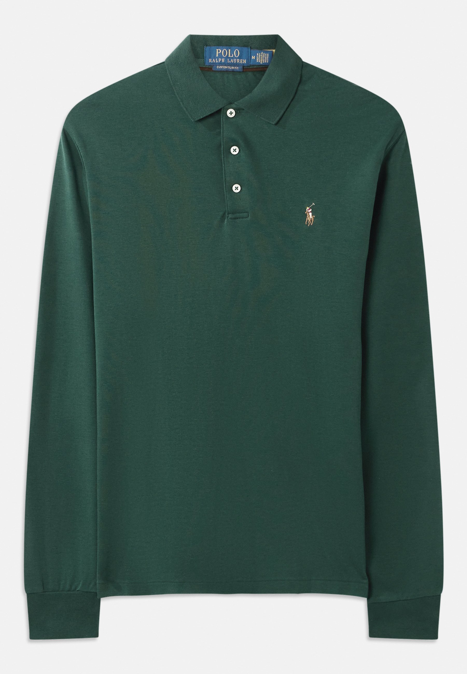 Polo Ralph Lauren shirt met lange mouwen - Polo shirt - vintage dennenhout