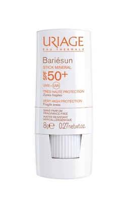 URIAGE Uriage Barièsun Stick Solaire Minéral SPF 50+ Protection pour le visage, le corps et les zones sensibles 8 g Protection solaire