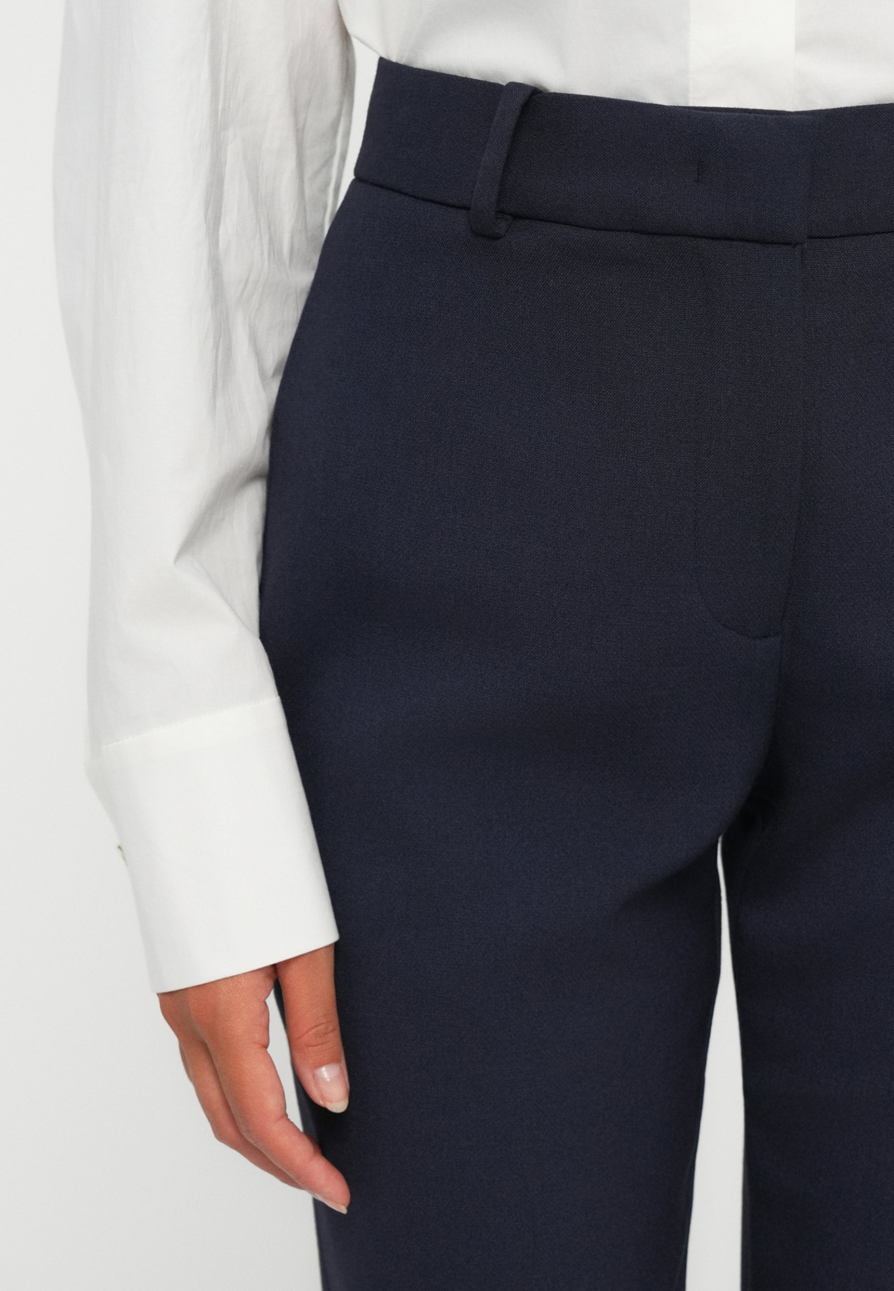 Tommy Hilfiger PUNTO SLIM STRAIGHT PANT - Broek - donker nachtblauw