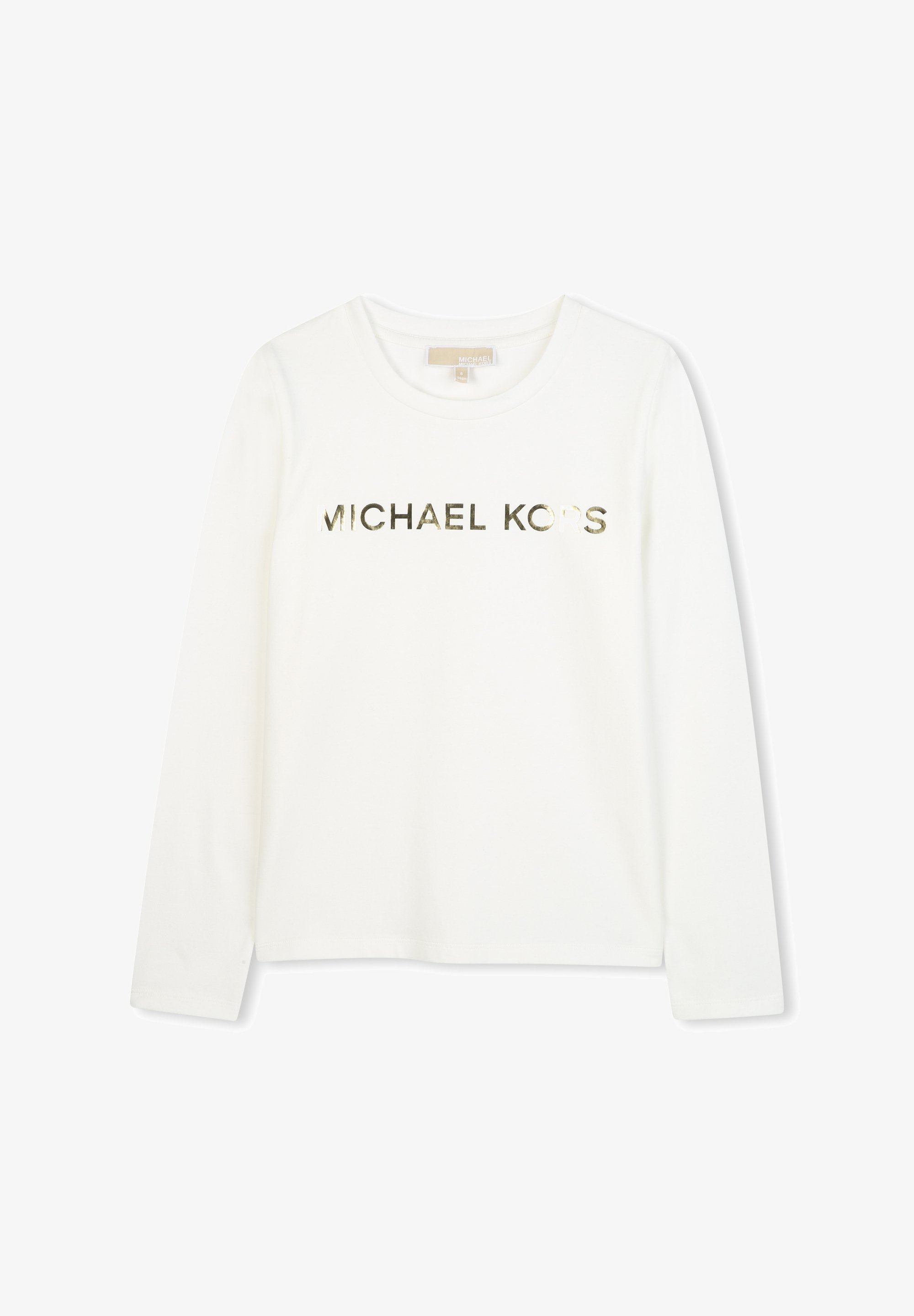 Michael Kors Kindertop met lange mouwen - gebroken wit