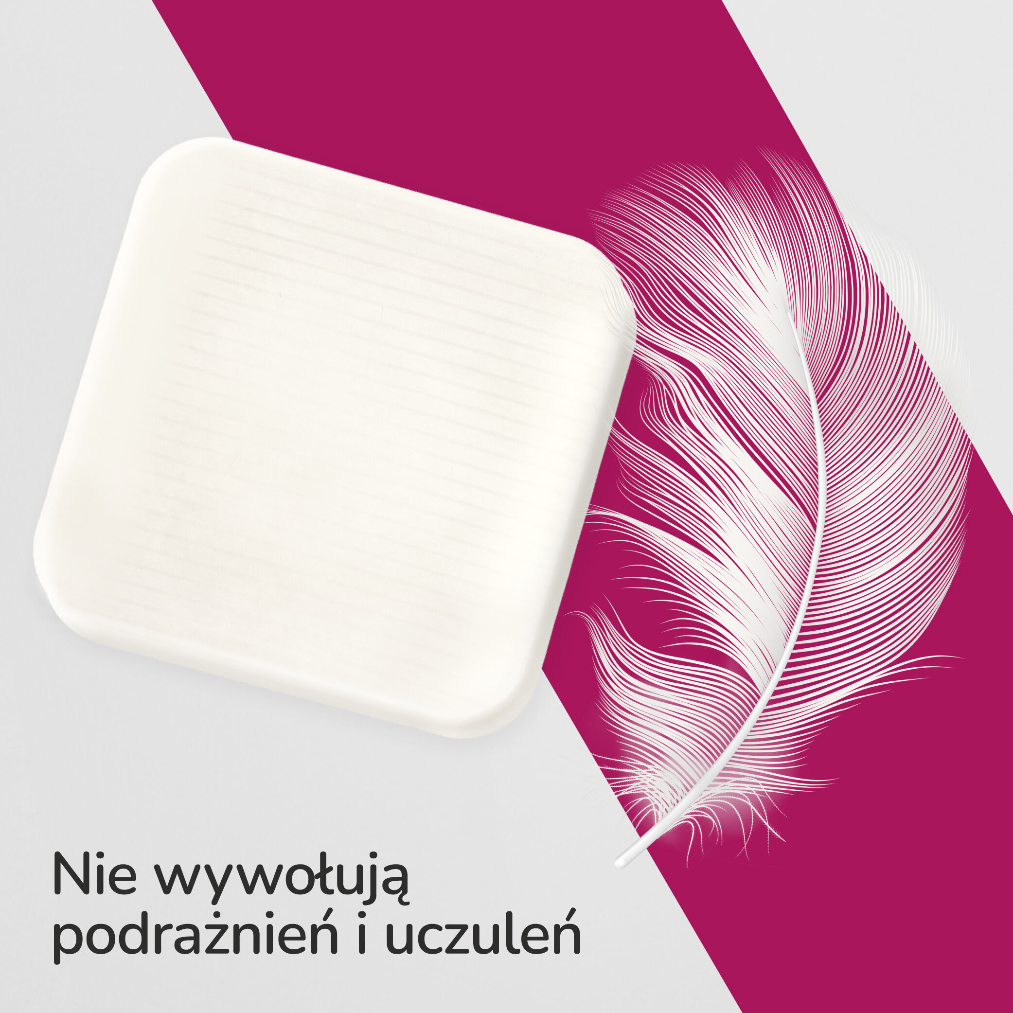 Cleanic vierkante wattenschijfjes, 50 stuks