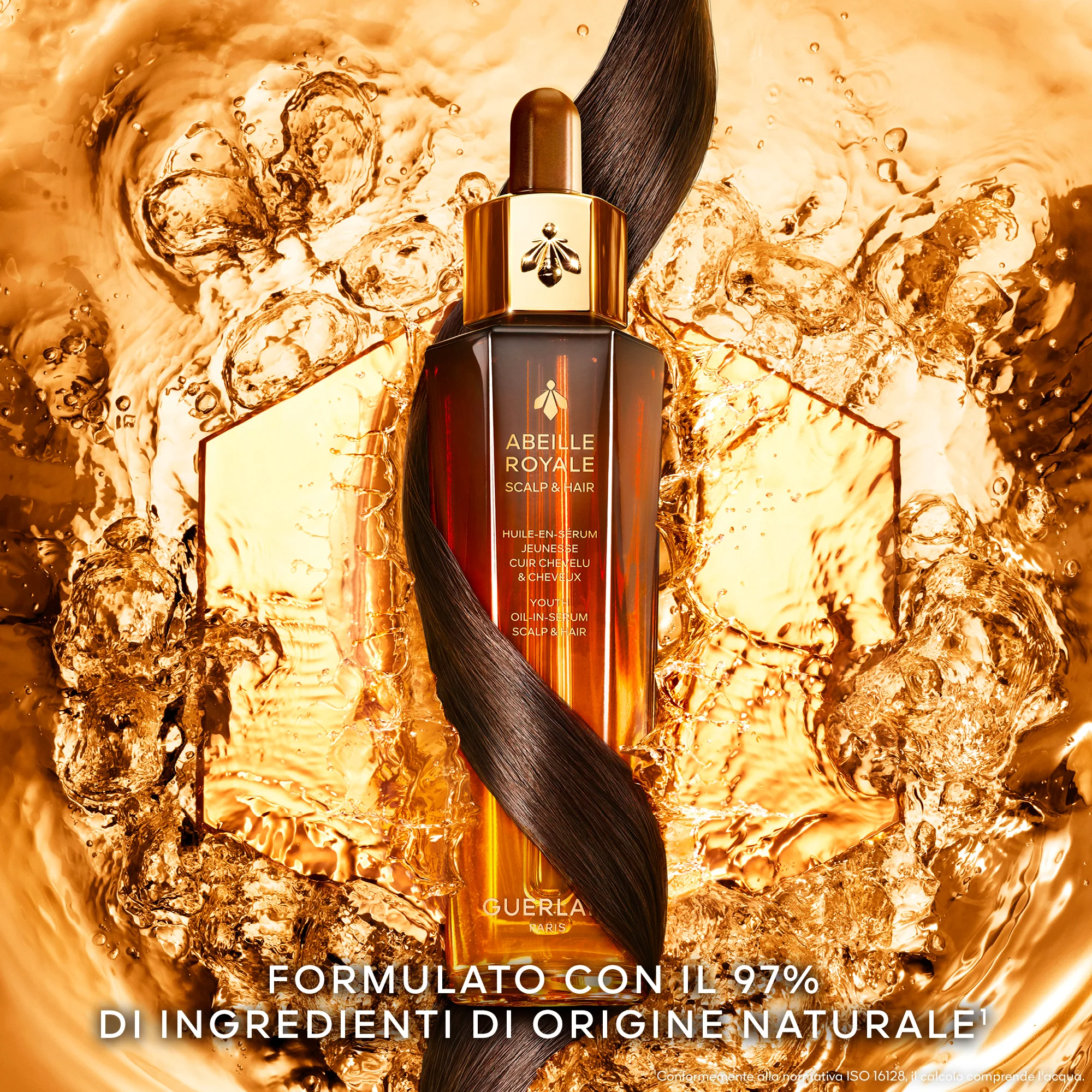 Abeille Royale Scalp & Hair Youth Oil-in-Serum - Olio Capelli, Trattamento Cuoio Capelluto