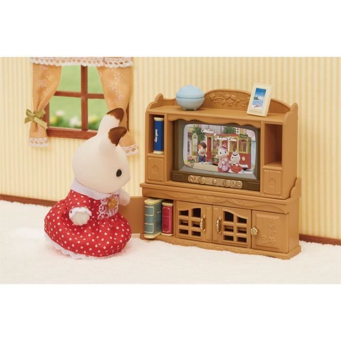 Figurines miniatures - SYLVANIAN FAMILIES - 5339 - La pièce à vivre - Meubles et accessoires pour enfants