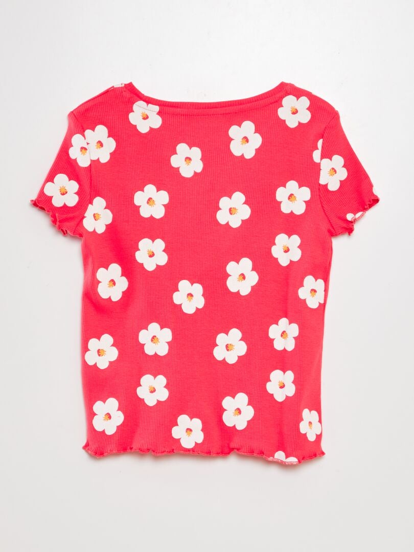 Camiseta de manga corta - ROJA