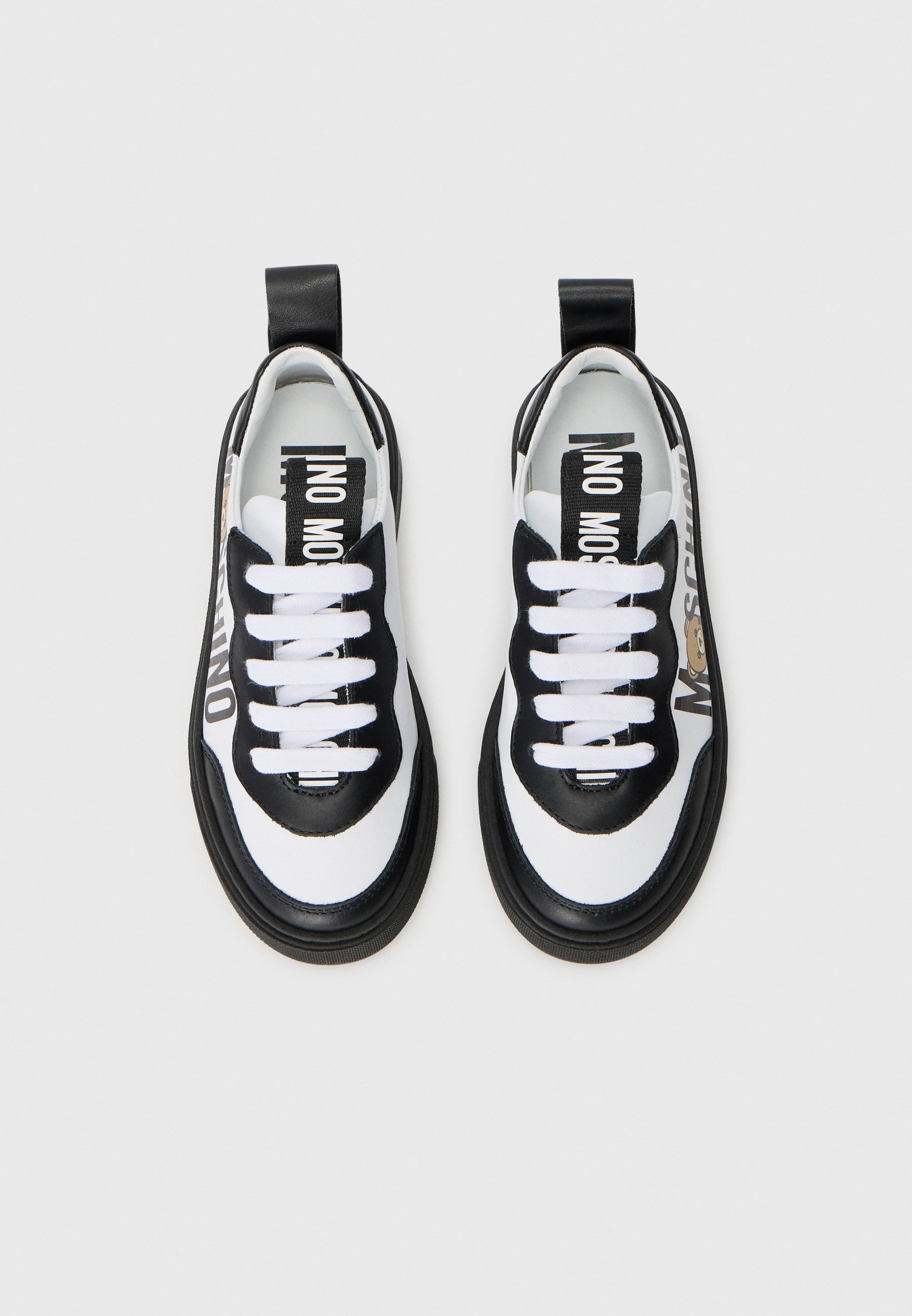 MOSCHINO UNISEX - Sneakers - wit/zwart