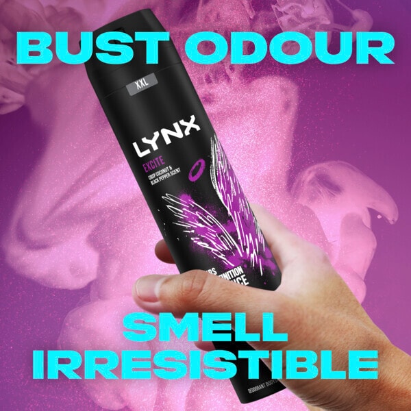 Lynx deodorant aerosol tělový sprej XXL Excite 250ml