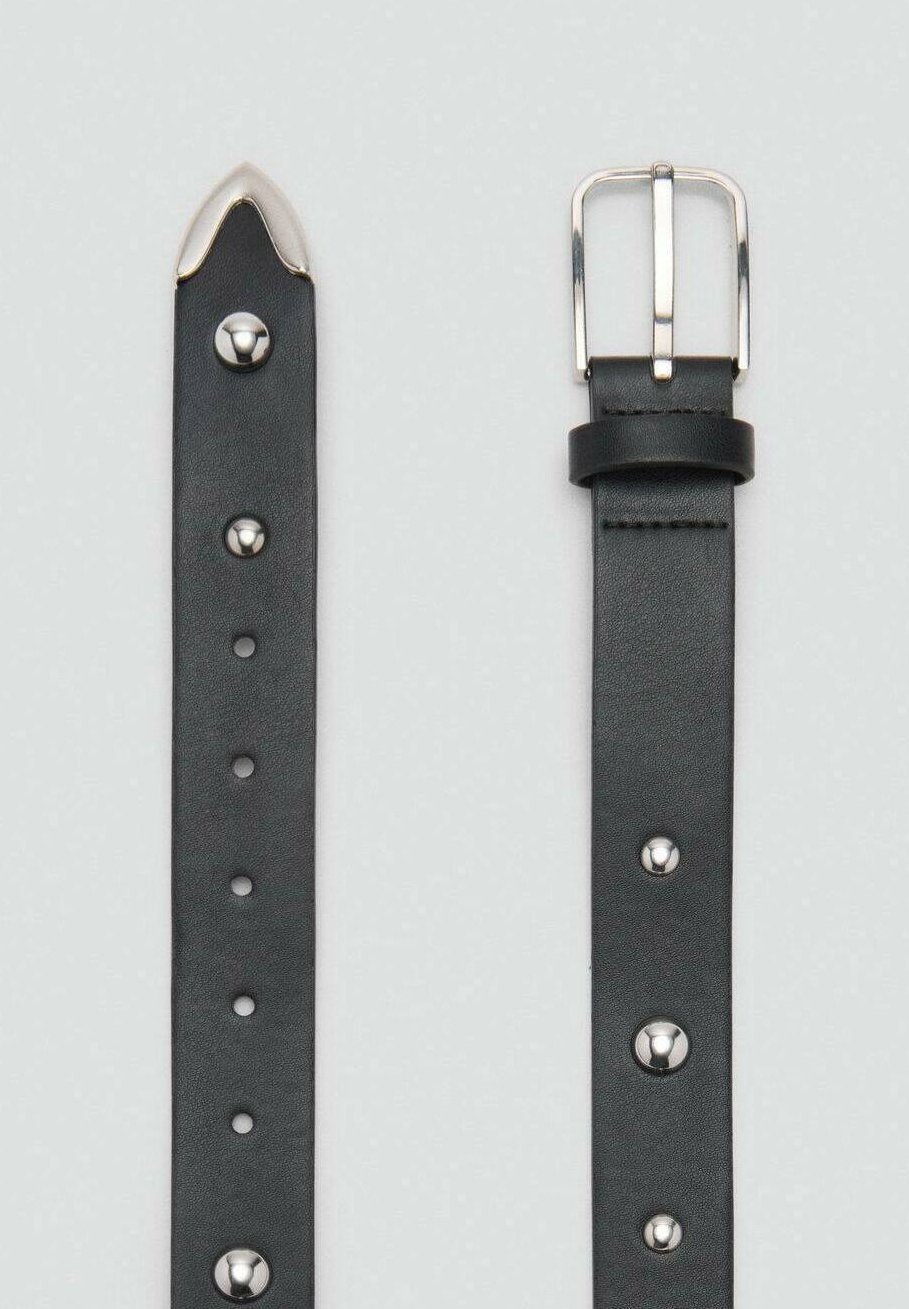 Ceinture Mango Kids EFFECT STUDDED TEEN - noire