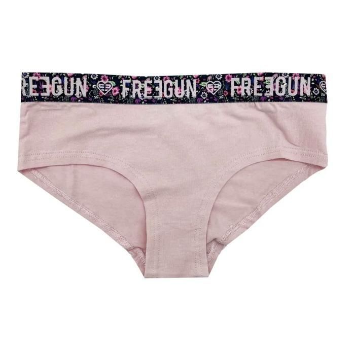 FREEGUN 4er-Pack Mädchen-Baumwoll-Boxershorts „Pink/Orange“