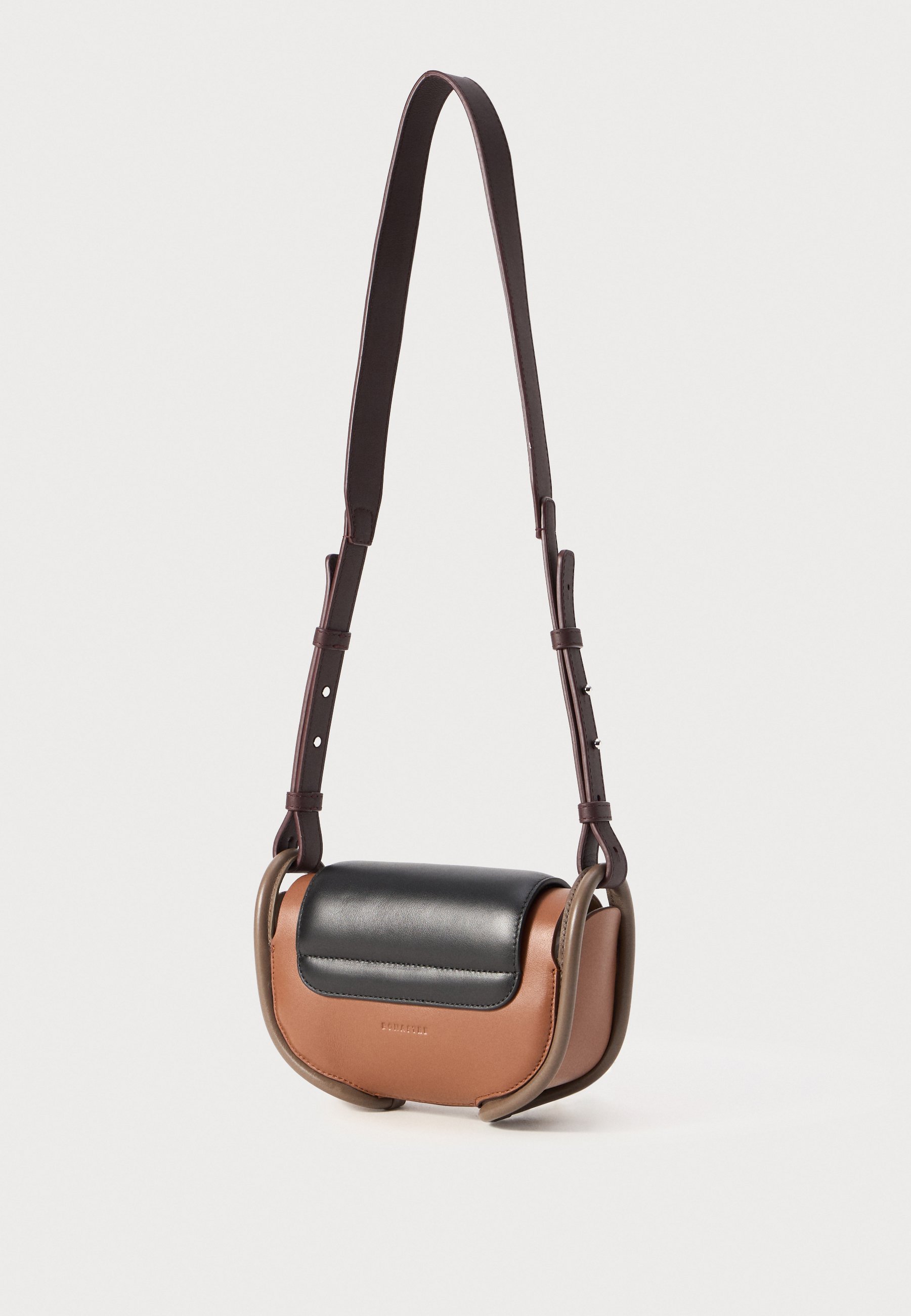 BONASTER LOVNI UNISEX - Skulderveske - cognac/svart