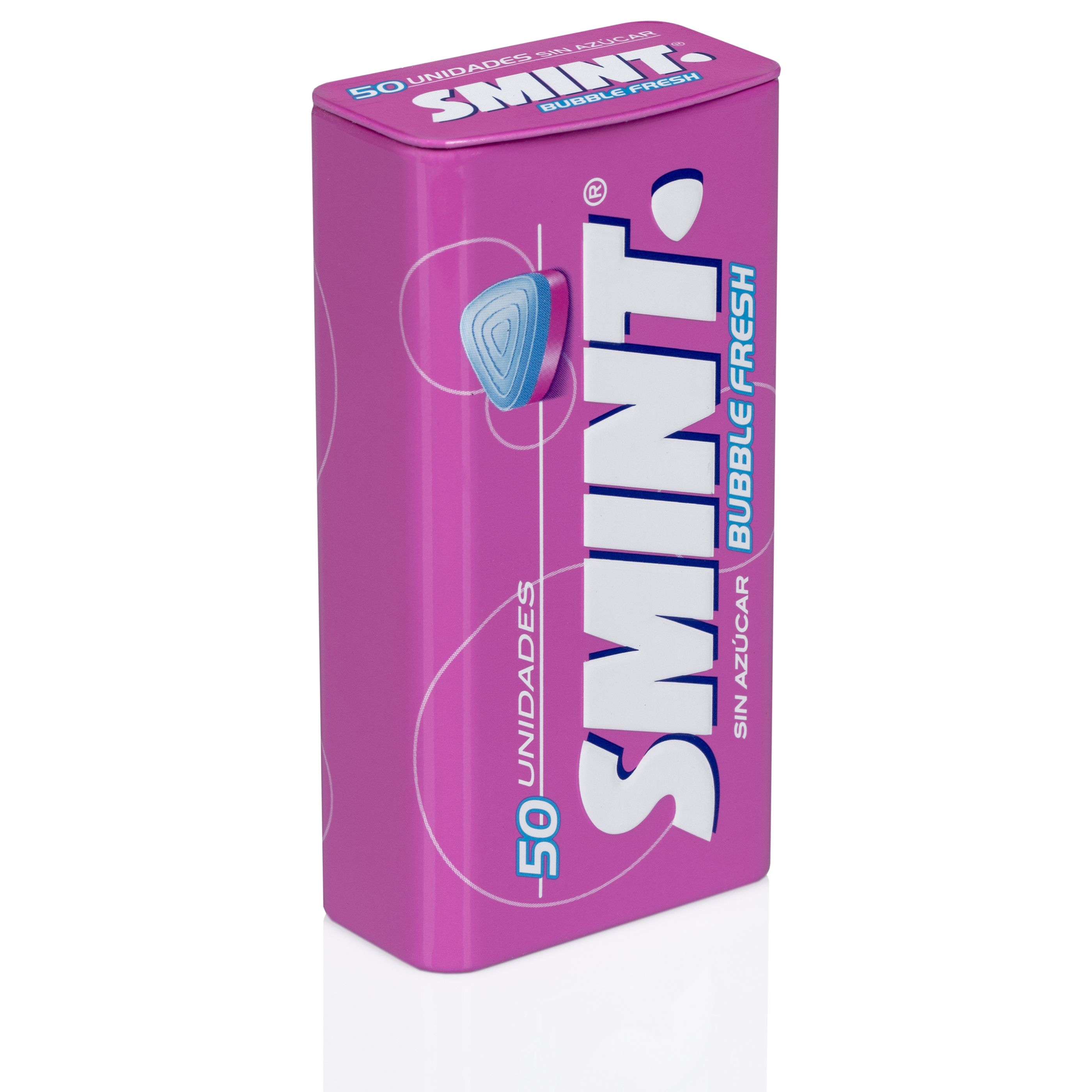 Bubble Fresh bezcukura cietās konfektes skārda kārbā Sākums