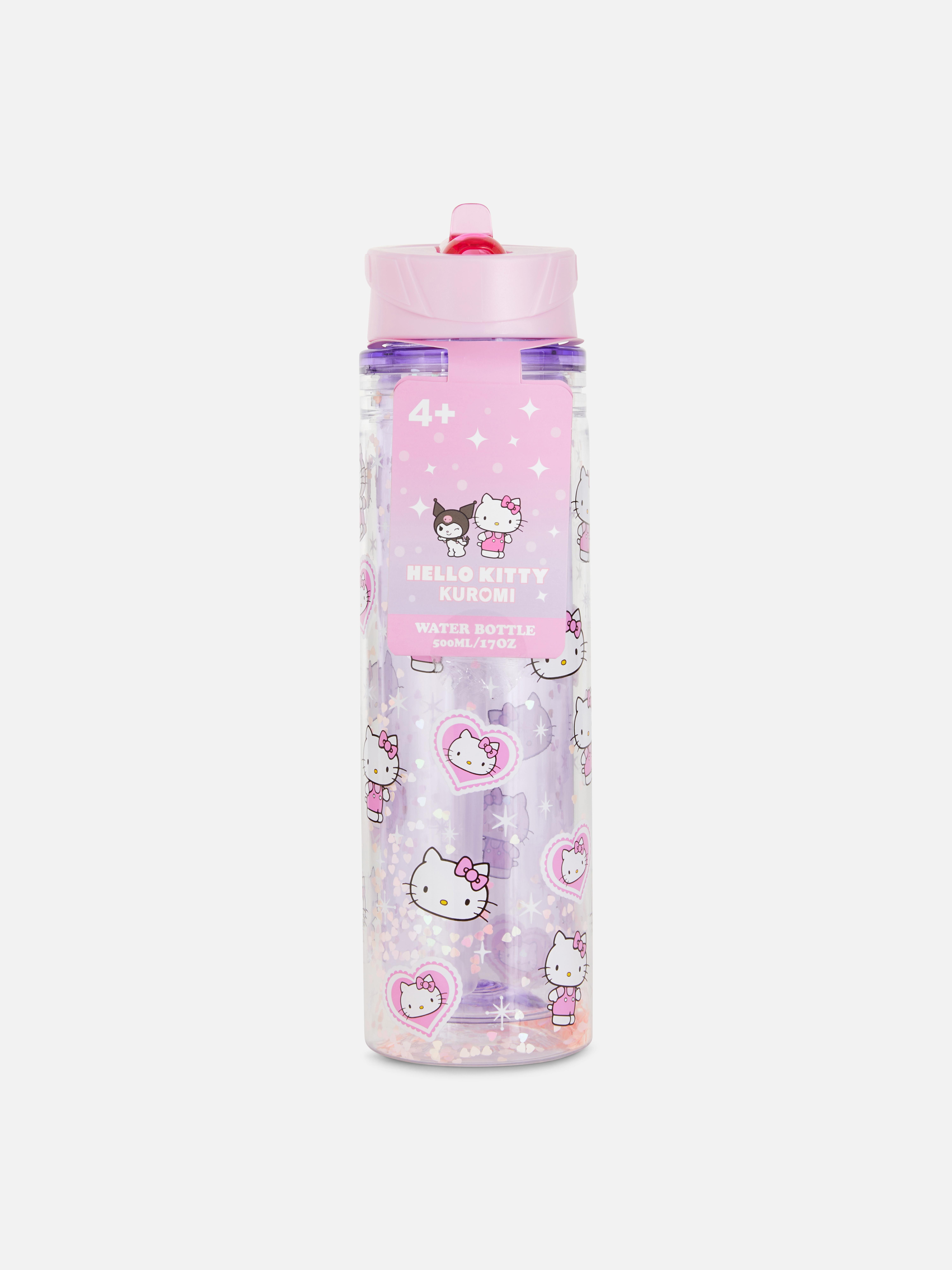 Sticlă de apă cu sclipici Hello Kitty O sticlă de apă Hello Kitty cu un design drăguț și strălucitor