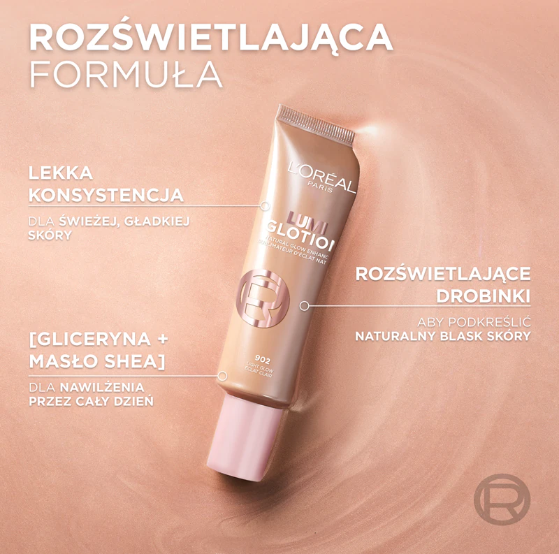 L'Oréal Paris Lumi Glotion Feuchtigkeitscreme Aufheller