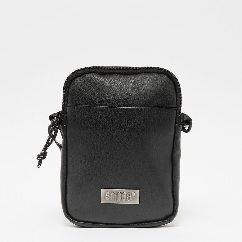Metal Badge Basic Logo Fake Leather Mobile Bag