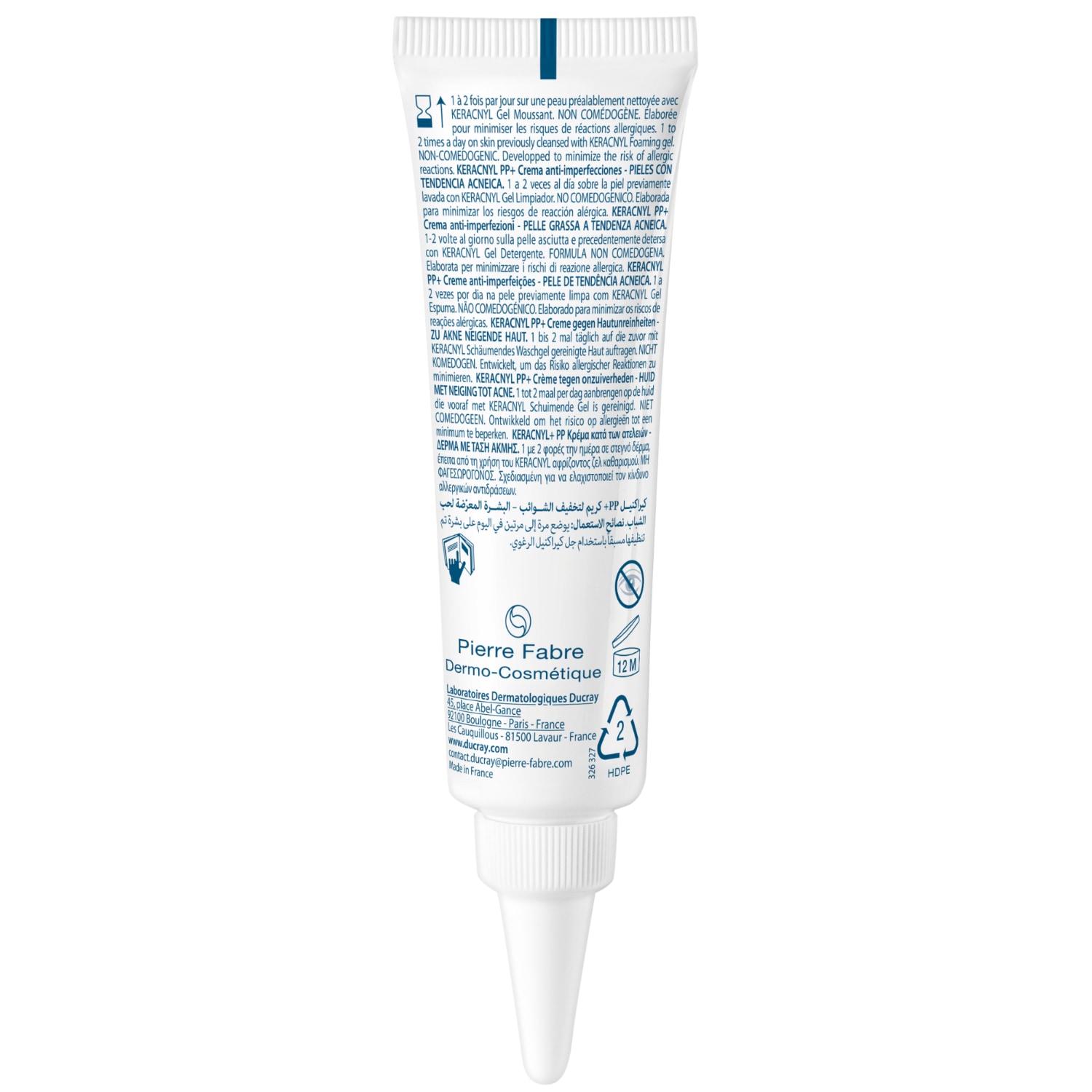 Ducray Anti-Pimple Care Keracnyl PP+ pattanás elleni krém - 30 ml
