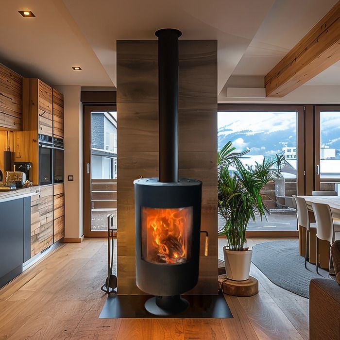 Oscar Wood Stove with Stand 8.2 kW Sannover