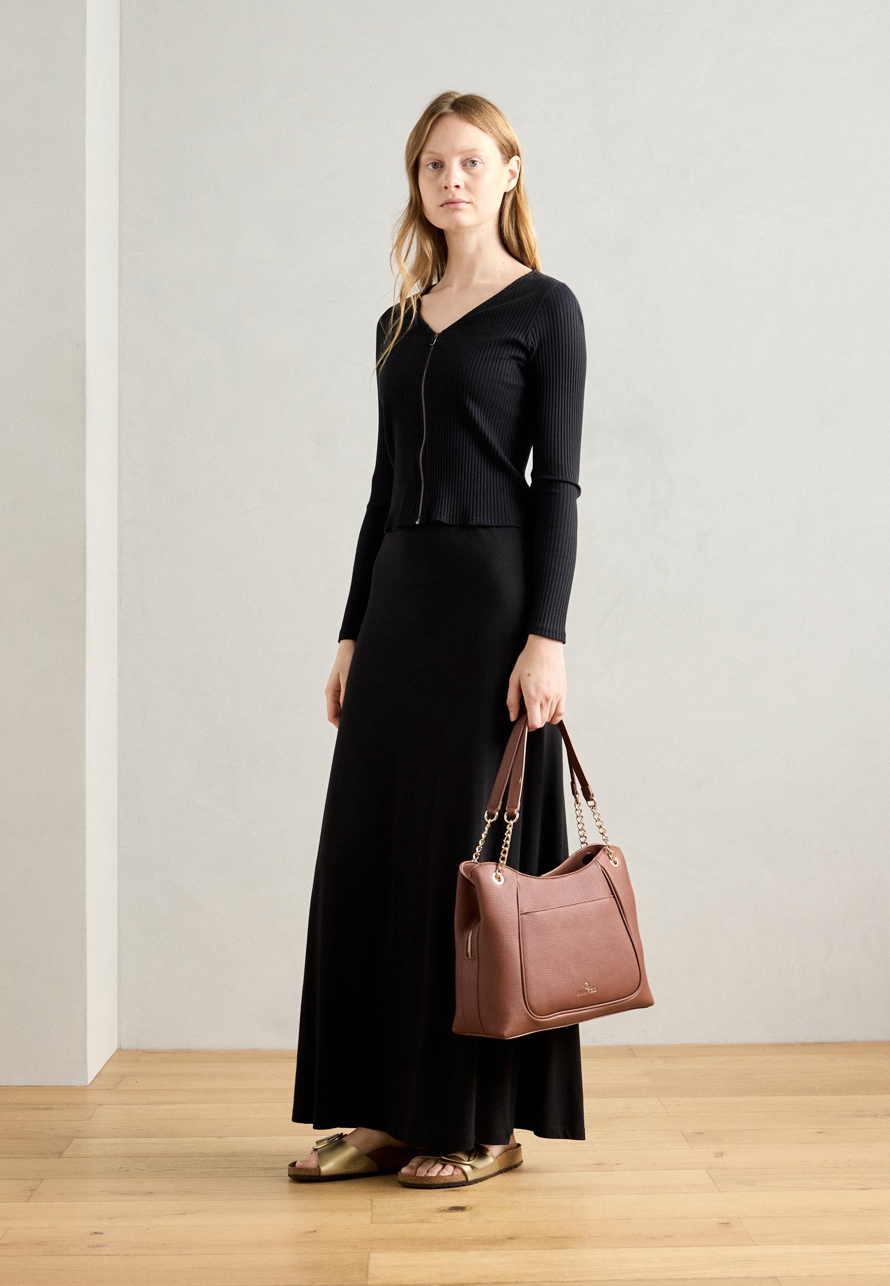 Anna Field Håndveske - cognac
