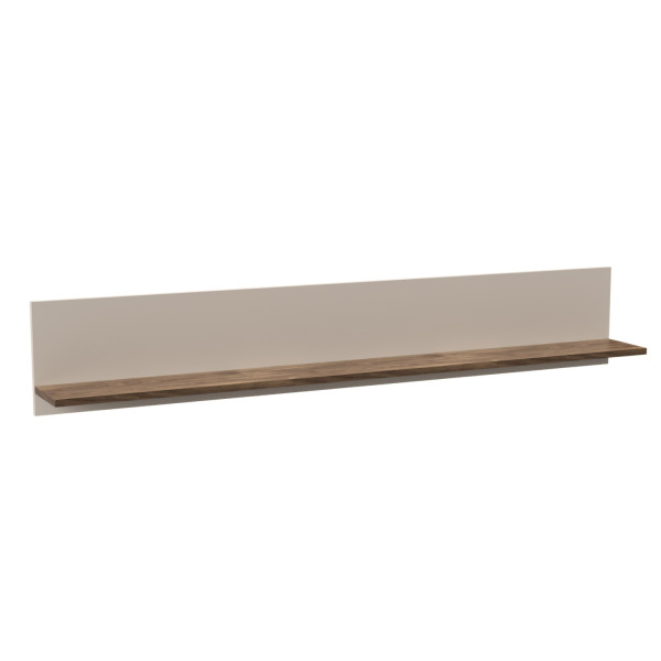 Półka Wisząca do Salonu BLUSH 150 cm Kaszmir/ Dąb castello