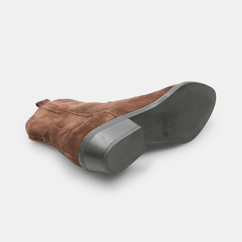 BATA damskie zamszowe botki Texan