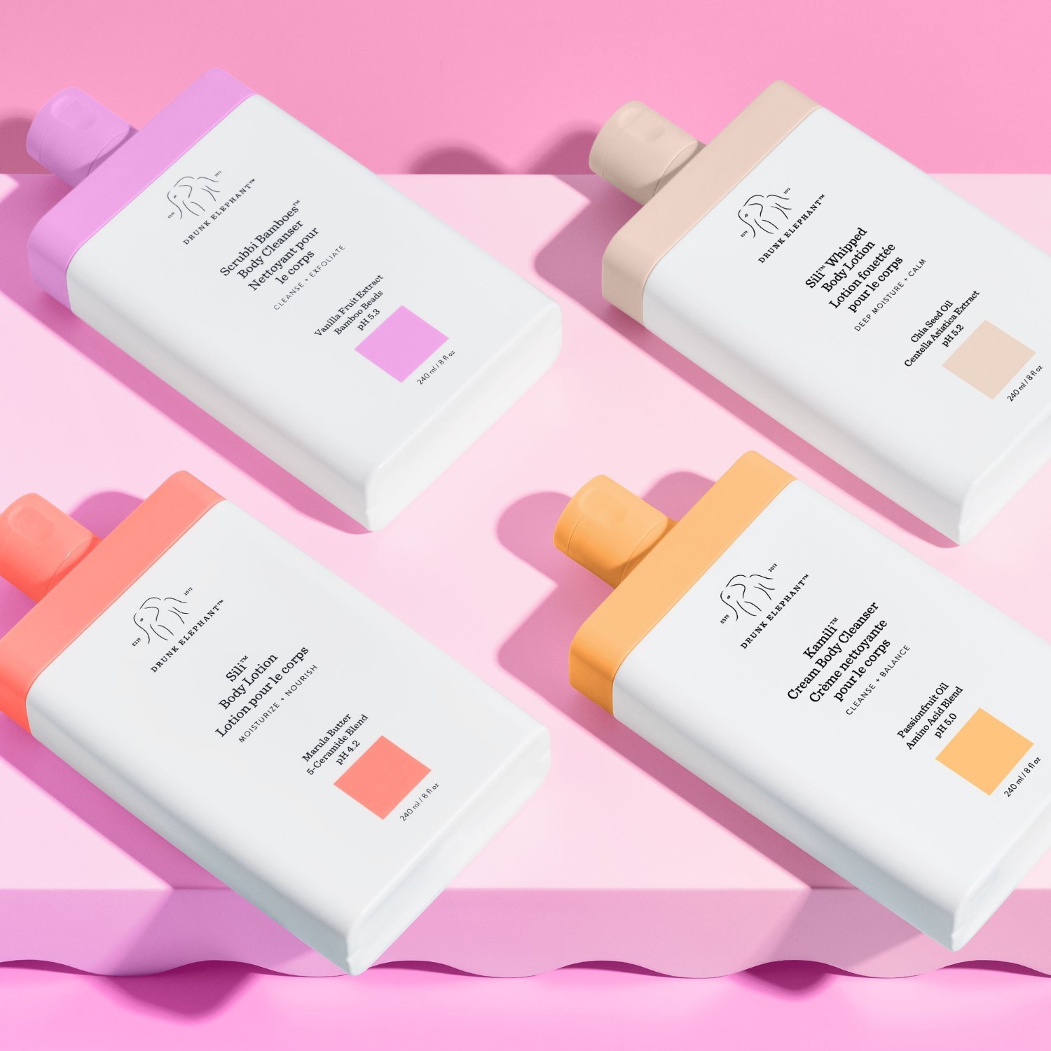 „Drunk Elephant“ kūno losjonas „Sili™“ – plaktas kūno losjonas – 240 ml
