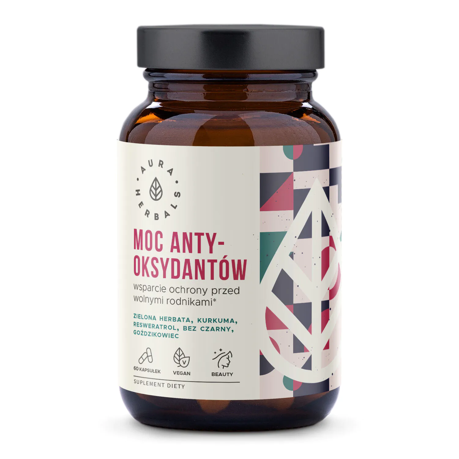 Aura Herbals Moc Antyoksydantów, Wsparcie ochrony przed wolnymi rodnikami, Kapsułki