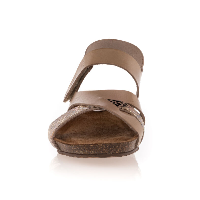 Brune sandaler / sko med åpen tå til dame