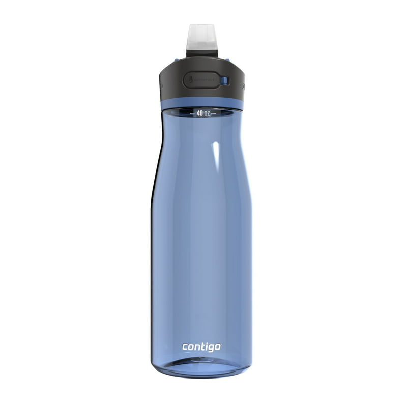 2.0 Tritan Wasserflasche mit AUTOSPOUT Strohhalmdeckel, blau, 40 fl oz.