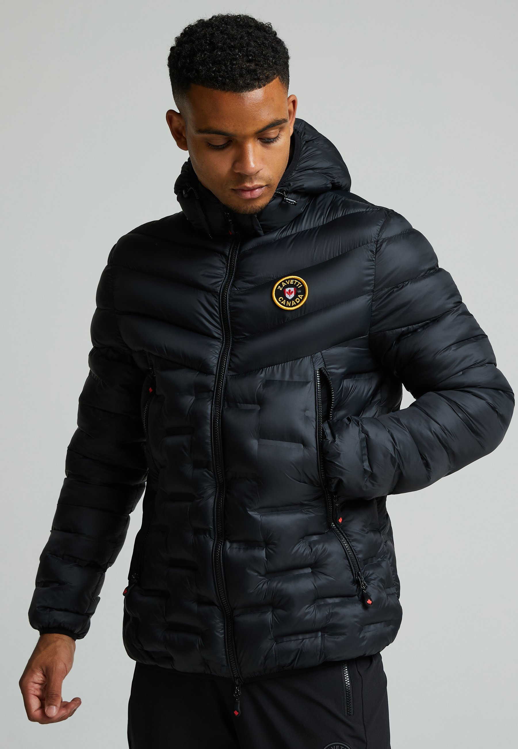 Zavetti Canada SAVUNO PUFFERJACKET - Winterjas - gitzwart