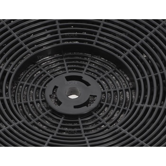 Filtre à charbon pour hotte AIRLUX CR720 - Lot de 2 - Noir