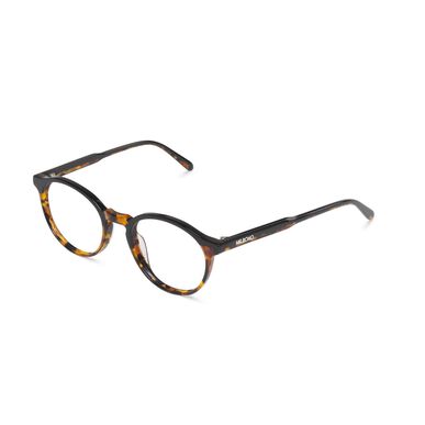 Montura de gafas Mr. Boho Button Dark, negra, para hombre, 1 unidad.