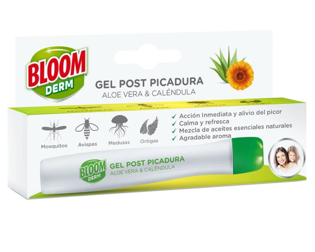 Alvejas un kliņģerīšu gels pēc koduma Repelenti un odu apkarošanas līdzekļi