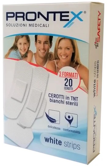 PRONTEX Cer Prontex bandes blanches 20 pièces