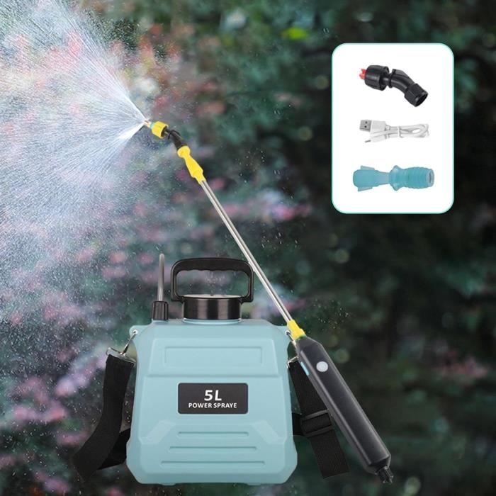 Pulvérisateur électrique de Jardin - Sans Fil - 5L Bleu