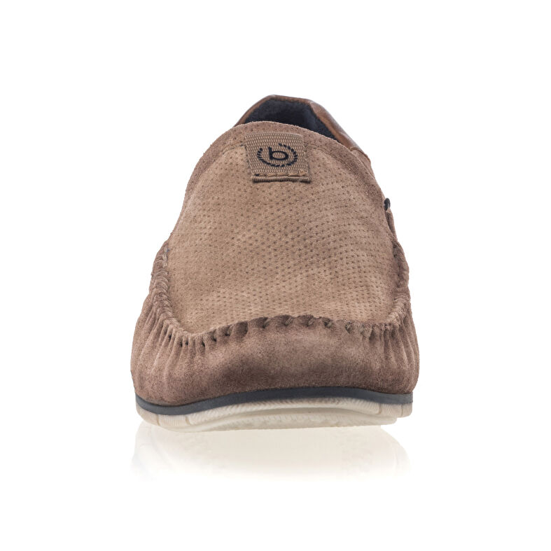 Bruine loafers/bootschoenen voor heren