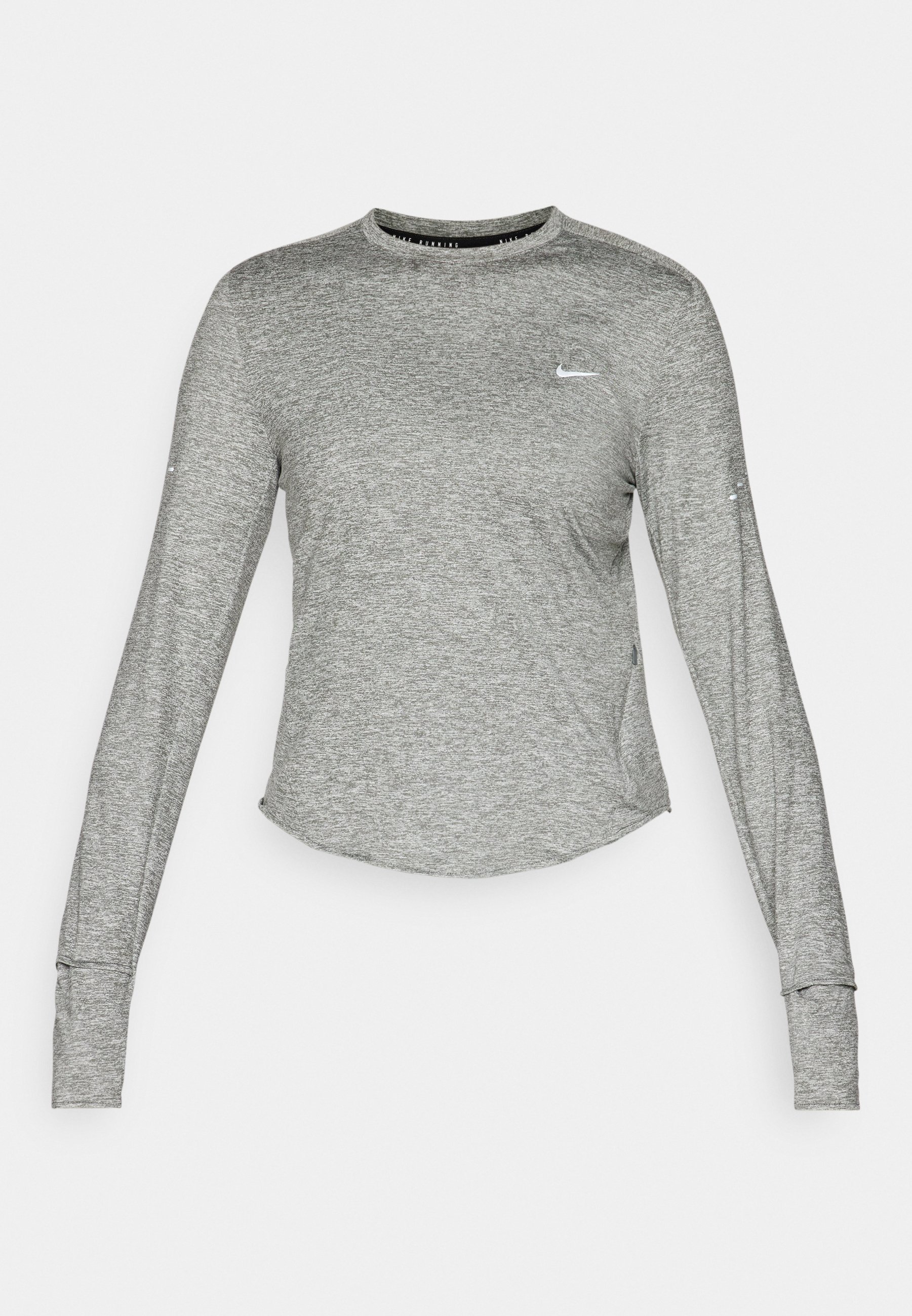 Nike Performance SWIFT - Bluzka z długim rękawem - dymna szarość/odblaskowe srebro