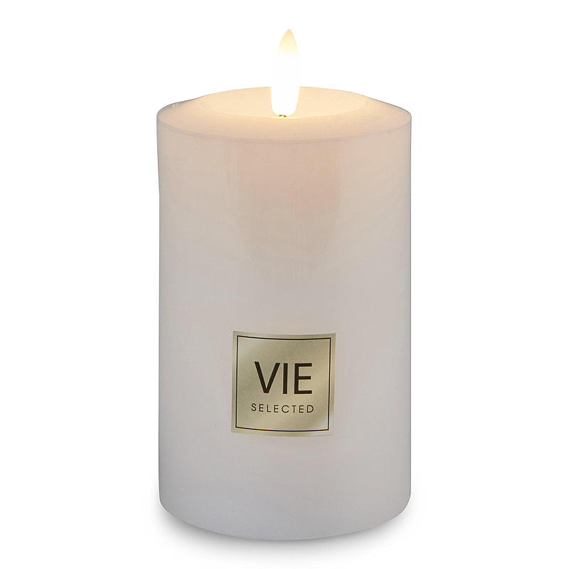 Vie Selected kubelys 12 cm ø 7,6 cm LED mit Timer und hoher Helligkeit