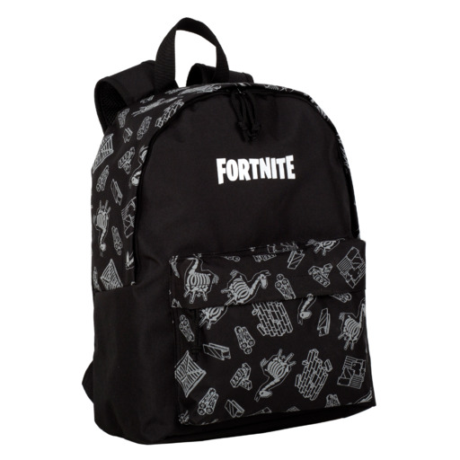 Mochila Escolar Fortnite Dark Black Americana