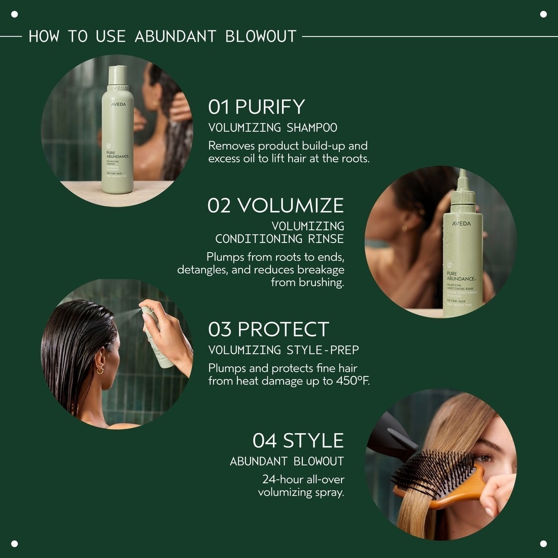 Spray Volume Aveda Abundant Blowout - 150 ml