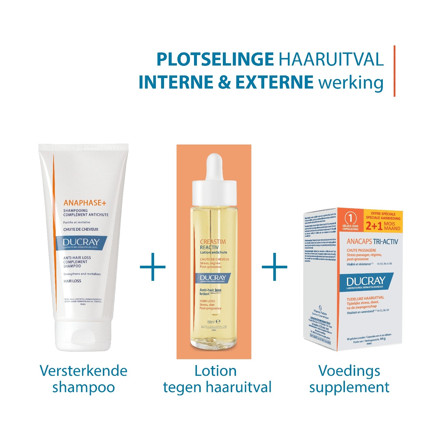 Ducray serum za kosu Creastim Reactiv losion protiv opadanja kose – 60 ml