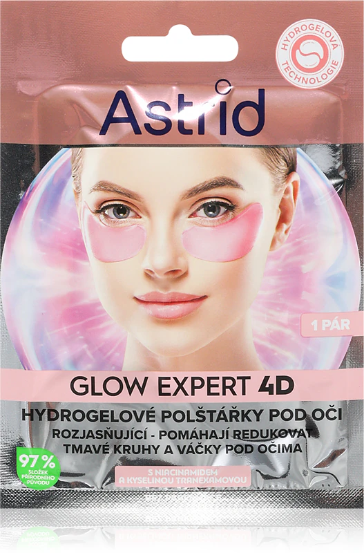 Máscara para Olhos Astrid Glow Expert para Rugas, Bolsas e Olheiras