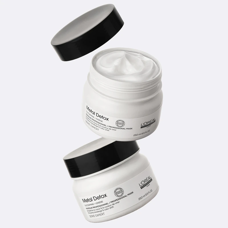Kit de presente L'Oréal Professionnel Serie Expert Metal Detox para cabelos coloridos e danificados