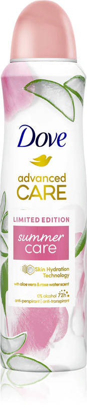 Dove Advanced Care Summer Care deodorant spray