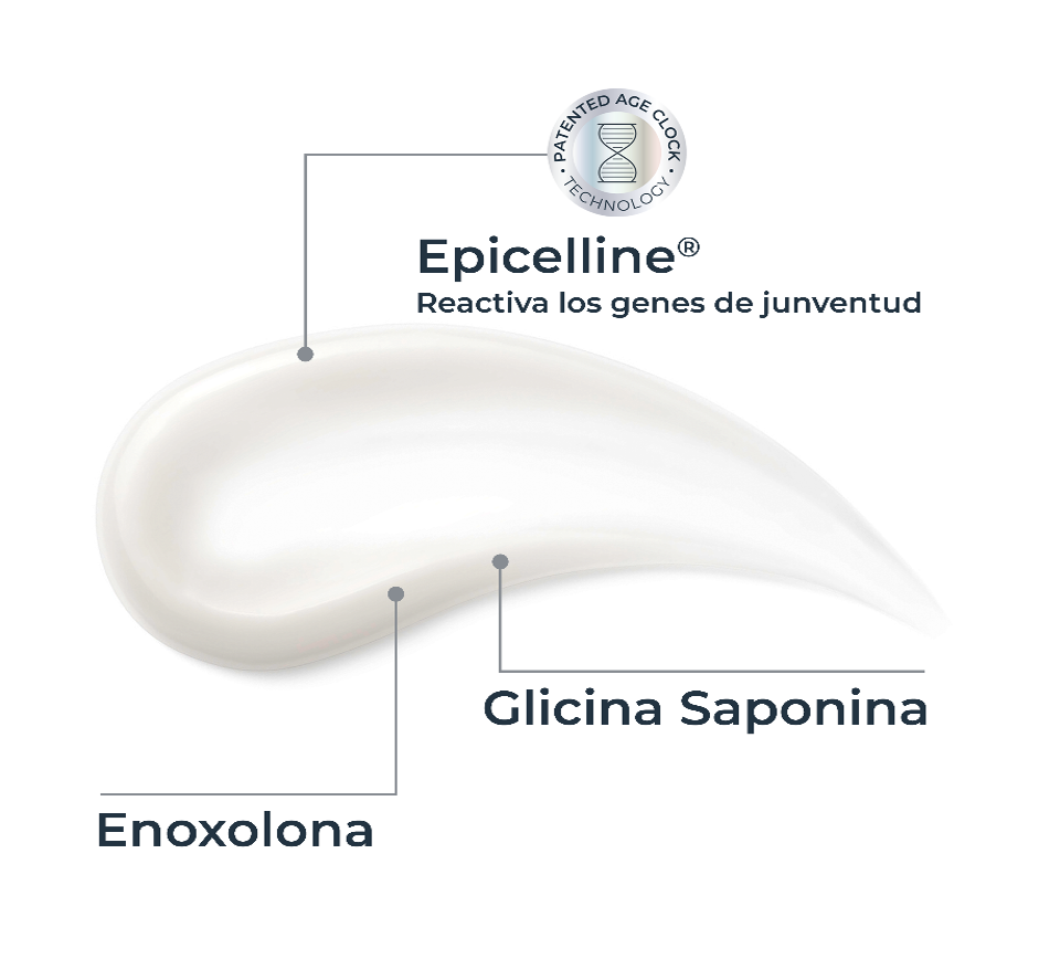 Epigenetinis serumas su hialurono užpildu Veido kosmetika iš vaistinės