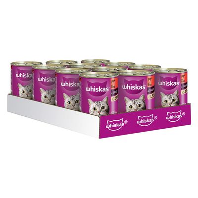Whiskas 1+ Boîtes 12 x 400 g