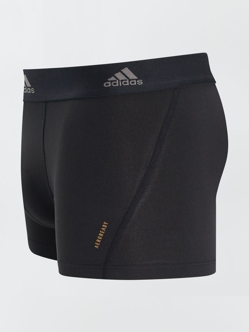 Conjunto de 3 calzoncillos bóxer 'adidas' - NEGRO