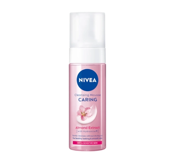 NIVEA Caring pielęgnująca pianka do oczyszczania twarzy 150 ml