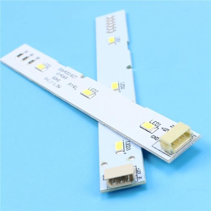 Lot de 2 barres de lampes LED pour réfrigérateur Haier BCD-575WDBI - Blanc