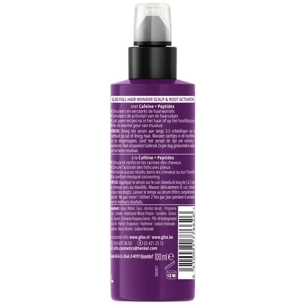 Gliss aktivator lasišča za popolno nego las 100 ml